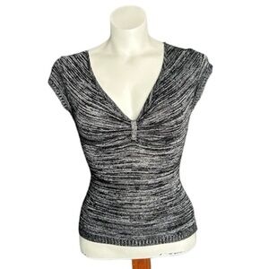 Dolce Vita Black Silver Top Medium